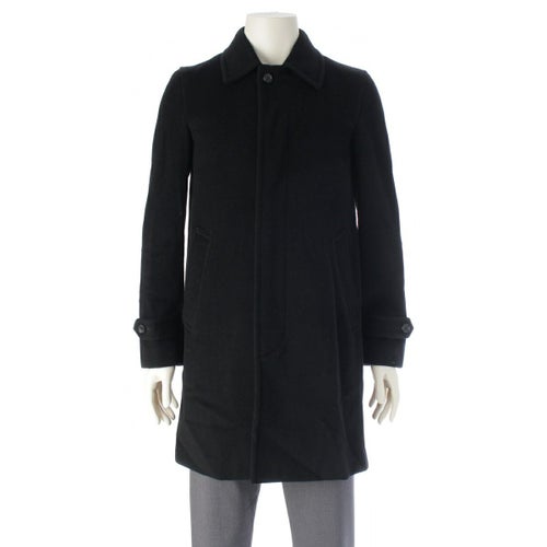 コムデギャルソンオムプリュス AD2016 ウール カシミヤ混 ステンカラーコート PP-C017 ブラック XS