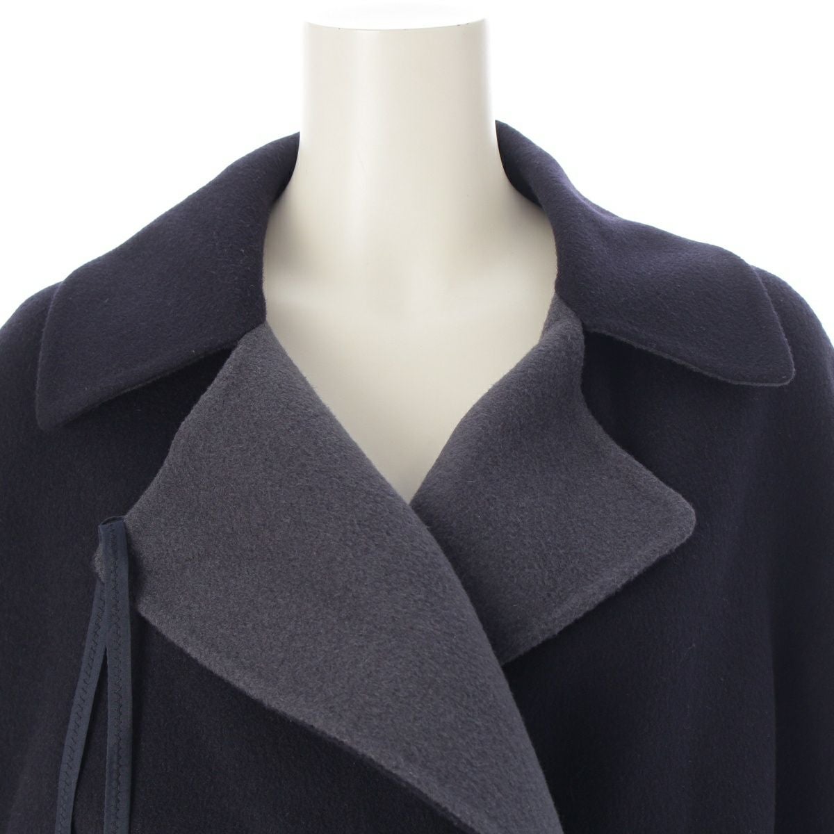 ドゥロワー 22A/W ウールケヌキ フォックスファースリーブ ショート