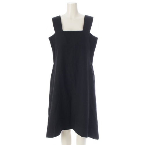 コムデギャルソン コムデギャルソン AD2022 22AW ウール 二次元ジャンパースカート ノースリーブ ワンピース RJ-A004 ブラック XS