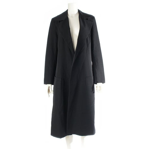 ヨウジヤマモト 07SS ウール ロング コート アウター YT-C04-100 ブラック 2