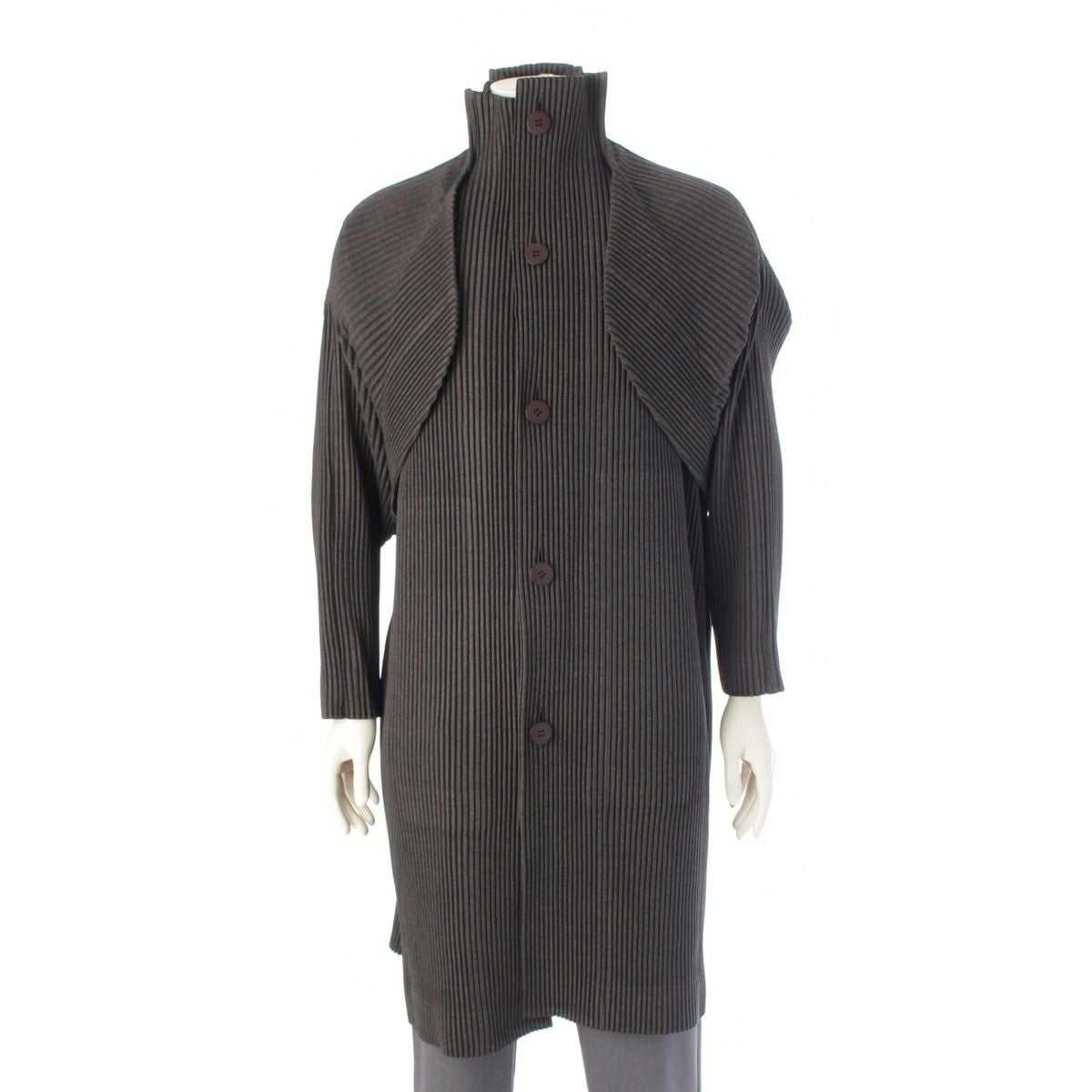 オムプリッセ イッセイミヤケ 25AW WOOL LIKE LIGHT デザイン コート