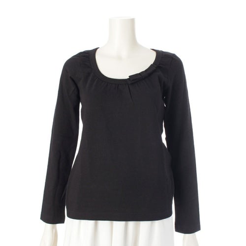 コムデギャルソン コムデギャルソン コムコム リボンデザイン ロング ロンT 長袖Tシャツ トップス S9T005 ブラック SS