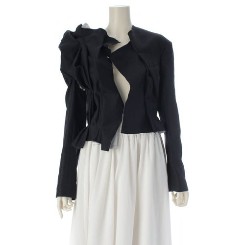 コムデギャルソン AD2023 ステッチワーク 変形 デザイン ジャケット アウター GL-J021 ブラック S