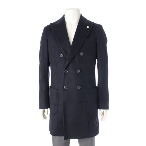 ラルディーニ ウール ダブル コート アウター 7325 ネイビー 50R8
