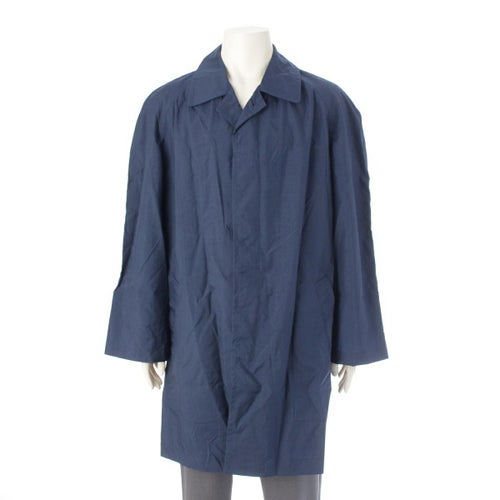コムデギャルソン L90s~E00s シャツ ステンカラーコート ネイビー M