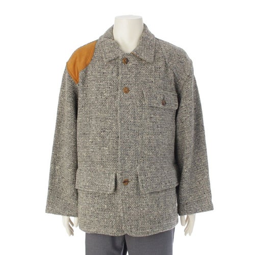 シーピーカンパニー 初期 80s マッシモ オスティ ツイード テーラードジャケット アウター ハンティング グレー系