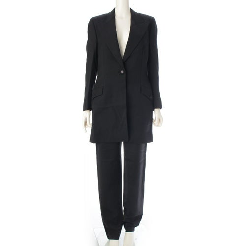 ヴェルサーチェ ヴィンテージ ロング ジャケット パンツセットアップ ブラック 40