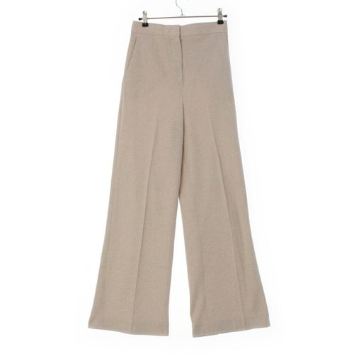 マックスマーラ 24SS GIALLO コットン ジャージ ストレート スラックス パンツ ボトムス 2411781022 ベージュ 38