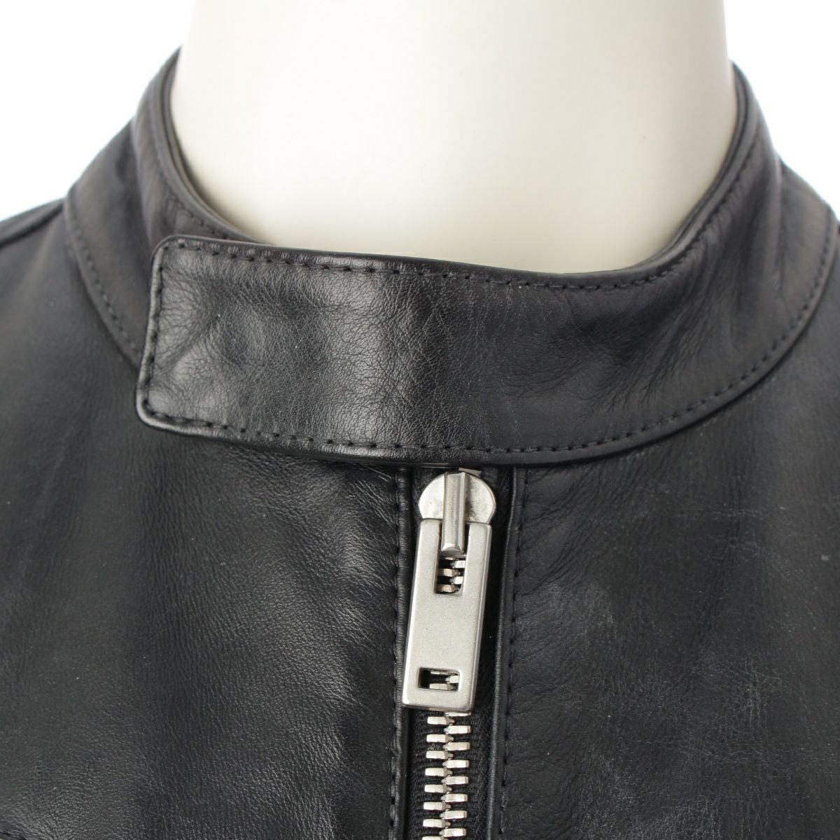 メゾンマルジェラ 16SS 牛革 八の字 ハの字 5ZIP ライダースジャケット