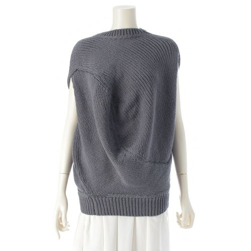 コムデギャルソン 97SS AD1996 ウール こぶ ボディミーツ 変形 バルーン ニット セーター トップス GN-100020 ブルーグレー 44