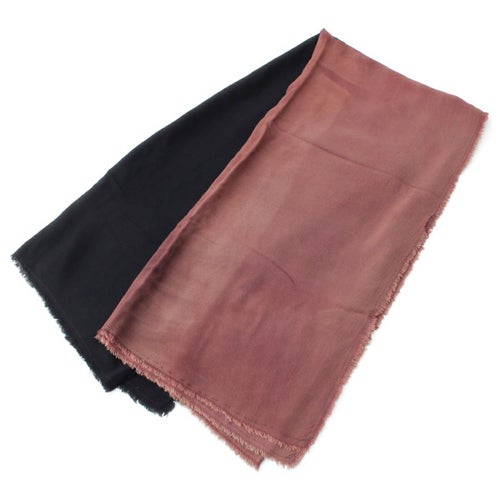 コムデギャルソン 93AW AD1993 レーヨン 脱色 ブリーチ 大判 ストール GK-044010 ブラック ブラウン