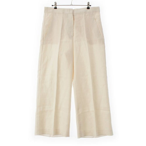 マックスマーラ 24年 HANGAR リネン パンツ ボトムス 111311026 ホワイト 44