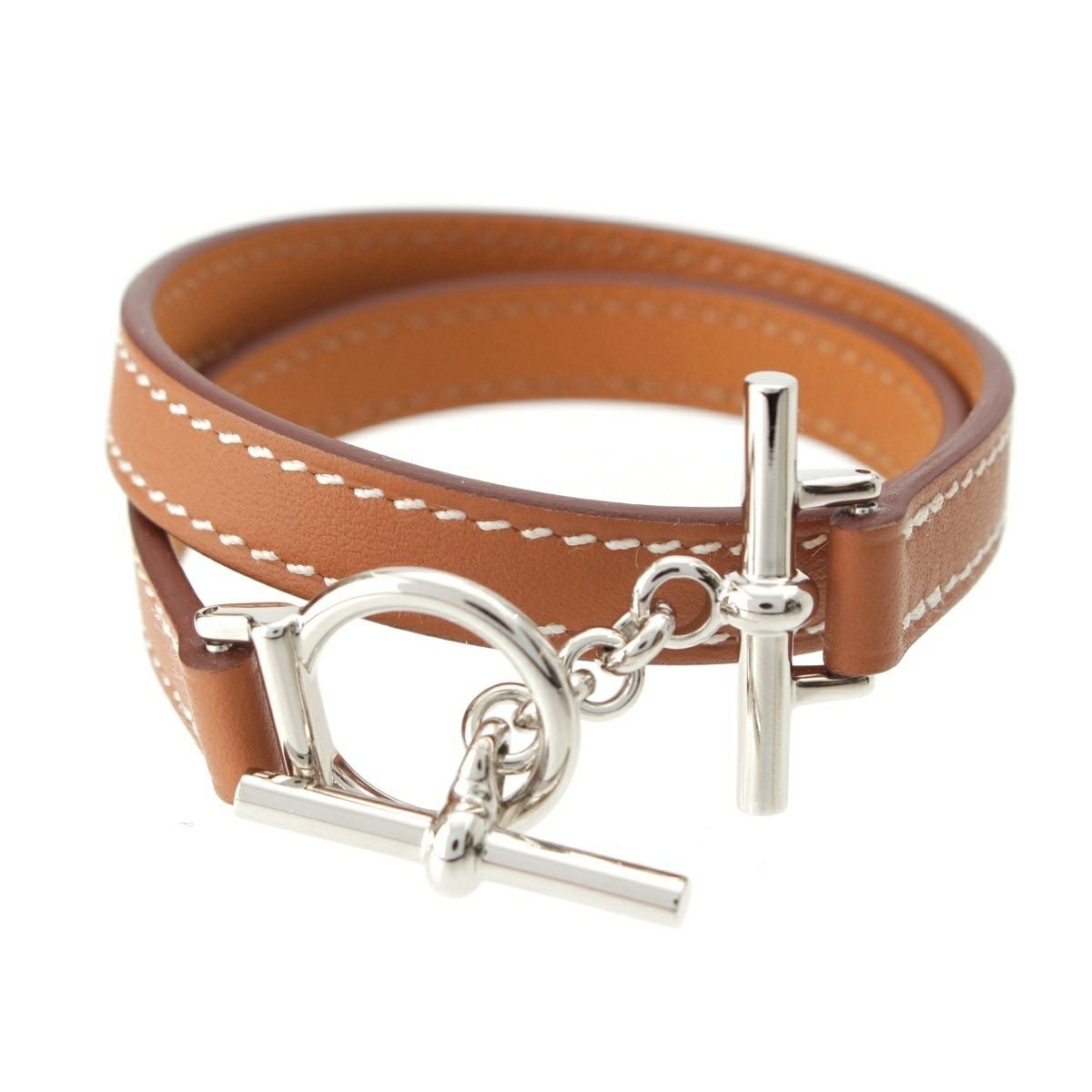 エルメス レザー クロワジエール ブレスレット アクセサリー W