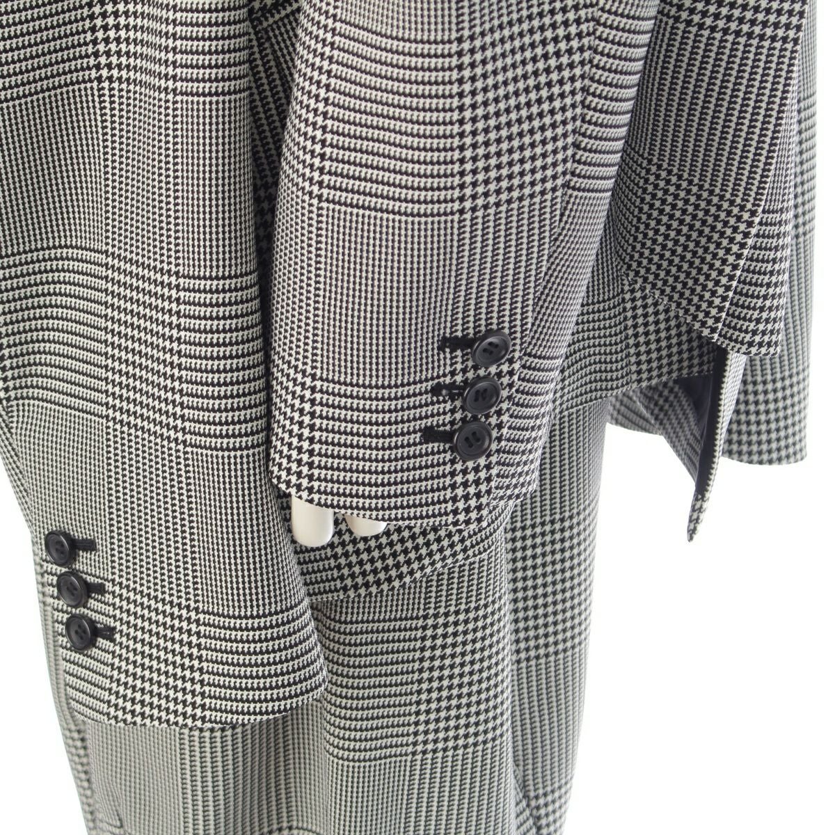 コムデギャルソン 24AW 4本袖 千鳥 ジャケット サルエル パンツ