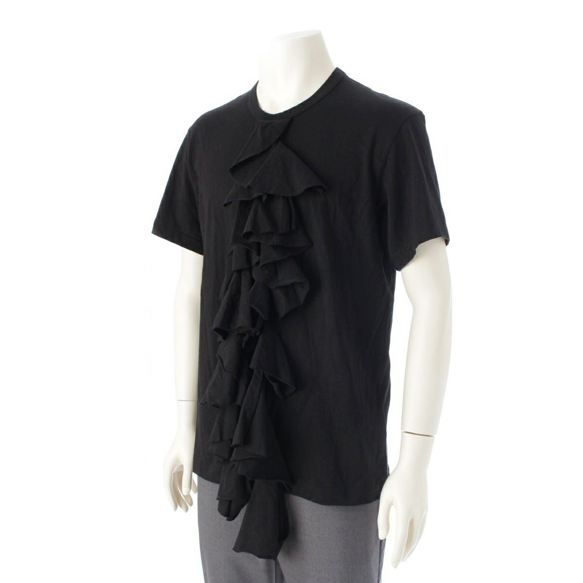 コムデギャルソンオムプリュス AD2019 コットン フリル 半袖Tシャツ