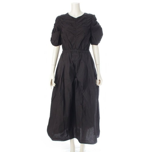 ヌキテパ COTTON DOBBY DRESS コットンドビードレス ワンピース 010451GX1 ブラック M