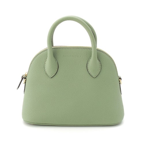 ボナベンチュラ エマ 22 シュリンクレザー 2WAY ショルダー ハンドバッグ グリーン