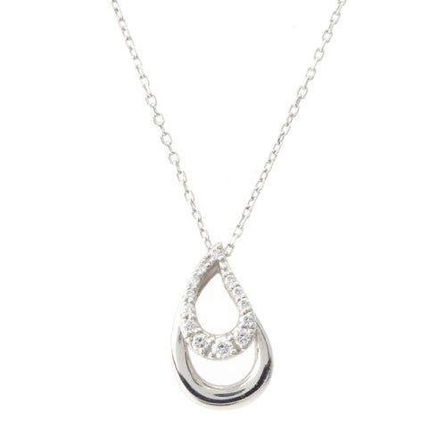 ヴァンドーム青山 ウーマン ダイヤモンド ネックレス ジュエリー Pt950×Pt850 シルバー 2.5g