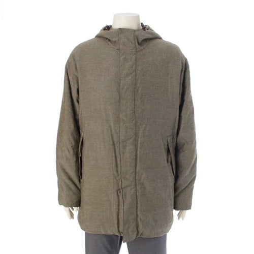 モンクレール ナイロン グルノーブル ヴィンテージ ジップ ダウンジャケット アウター グレー ブラウン系 1