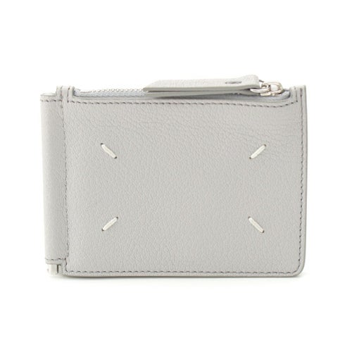 メゾンマルジェラ レザー 4ステッチ マネークリップ SA1UI0004 グレー