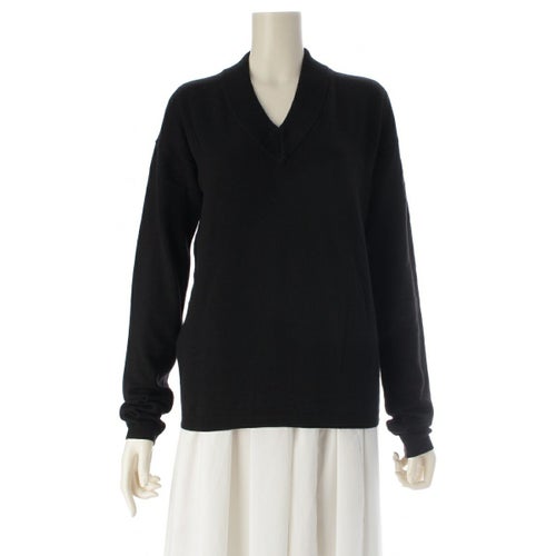 リックオウエンス 22AW ウール Vネック ニット RP02B6626 ブラック