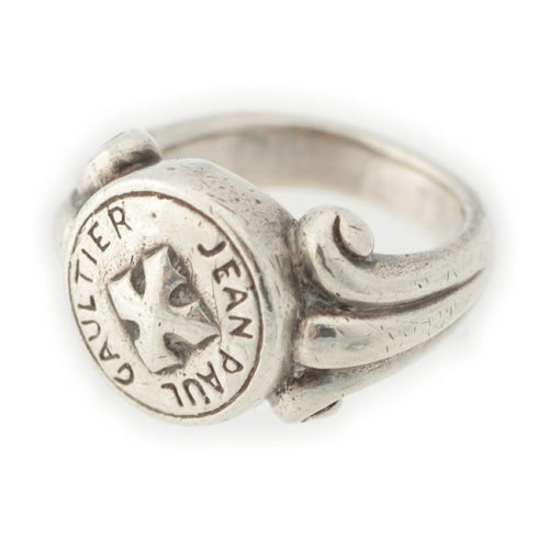 ジャンポール・ゴルチェ シルバー クロスモチーフ リング 指輪 シルバー 13号