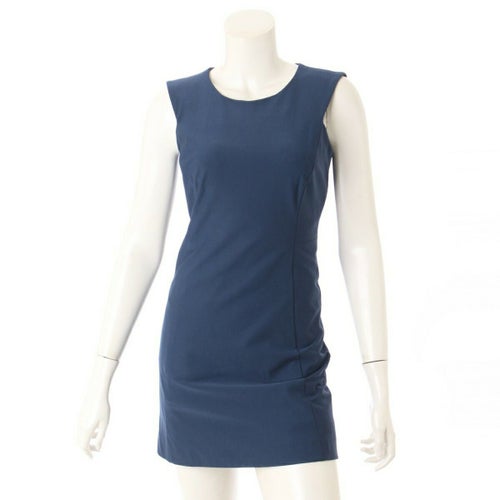 ミリー(MILLY) ノースリーブ ワンピース ブルー 0