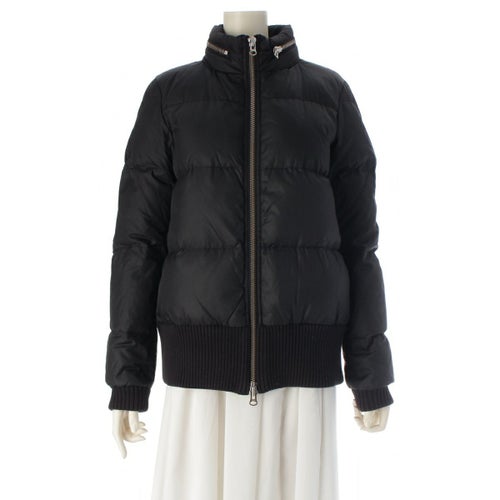 エムエムシックス 2015 ナイロン メゾンマルジェラ フーデッド ダウンジャケット ブルゾン アウター S32AM0020 ブラック 40