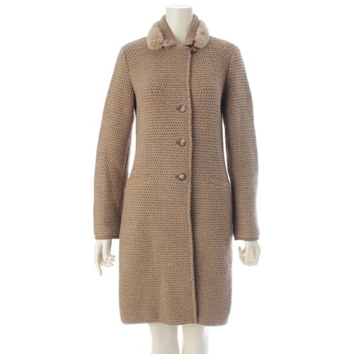 ロロピアーナ カシミヤ ニット コート アウター FAE1432 ベージュ 38