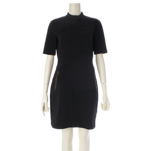 ルイヴィトン 20AW モノグラム 半袖 ストレッチ ワンピース RW202W ブラック 38