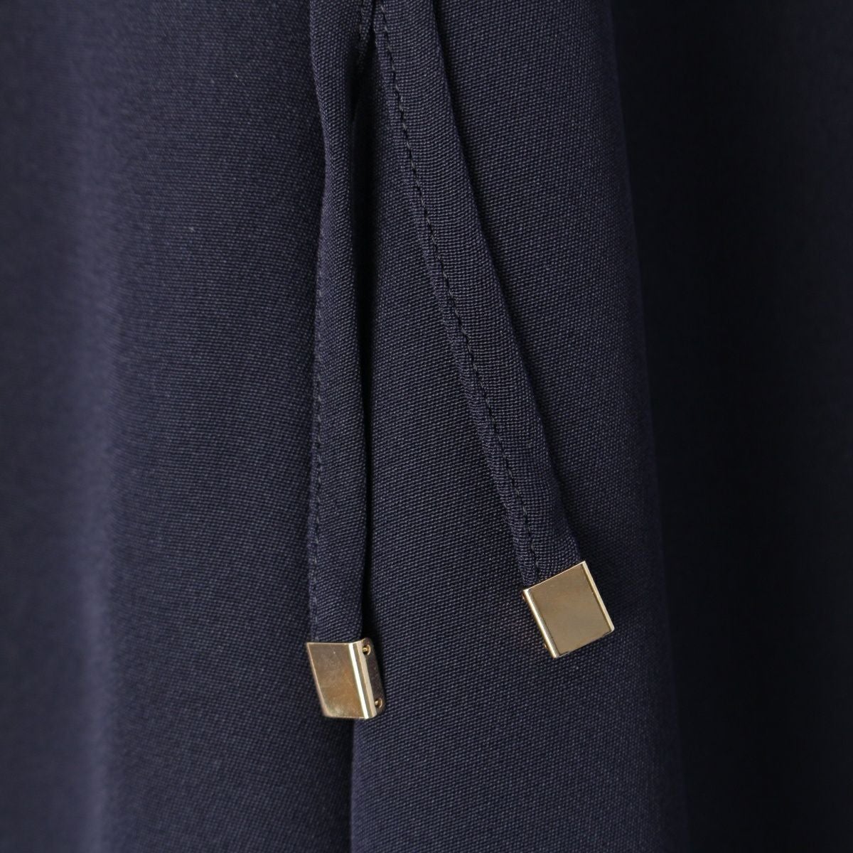ドゥロワー 24年 FALL1 シルクジョーゼット クロップド スラックス