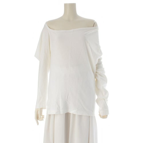 コムデギャルソン AD1990 91SS コットン 変形 アシンメトリー ボートネック カットソー トップス GT-110060 ホワイト