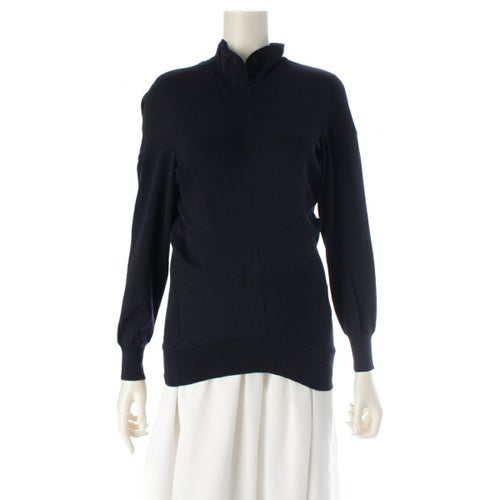 コムデギャルソン AD1990 90AW ウール 変形 バルーン ニット トップス GN-050120 ネイビー