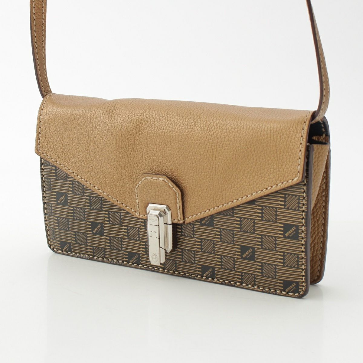 モローパリ MOREAU PARIS レザー ポシェット ショルダーバッグ