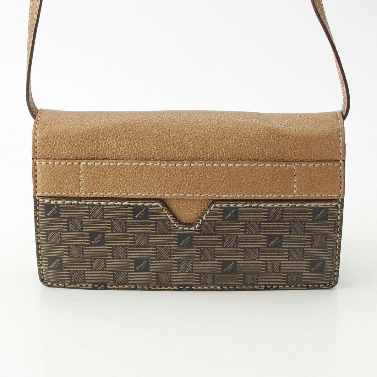 モローパリ MOREAU PARIS レザー ポシェット ショルダーバッグ