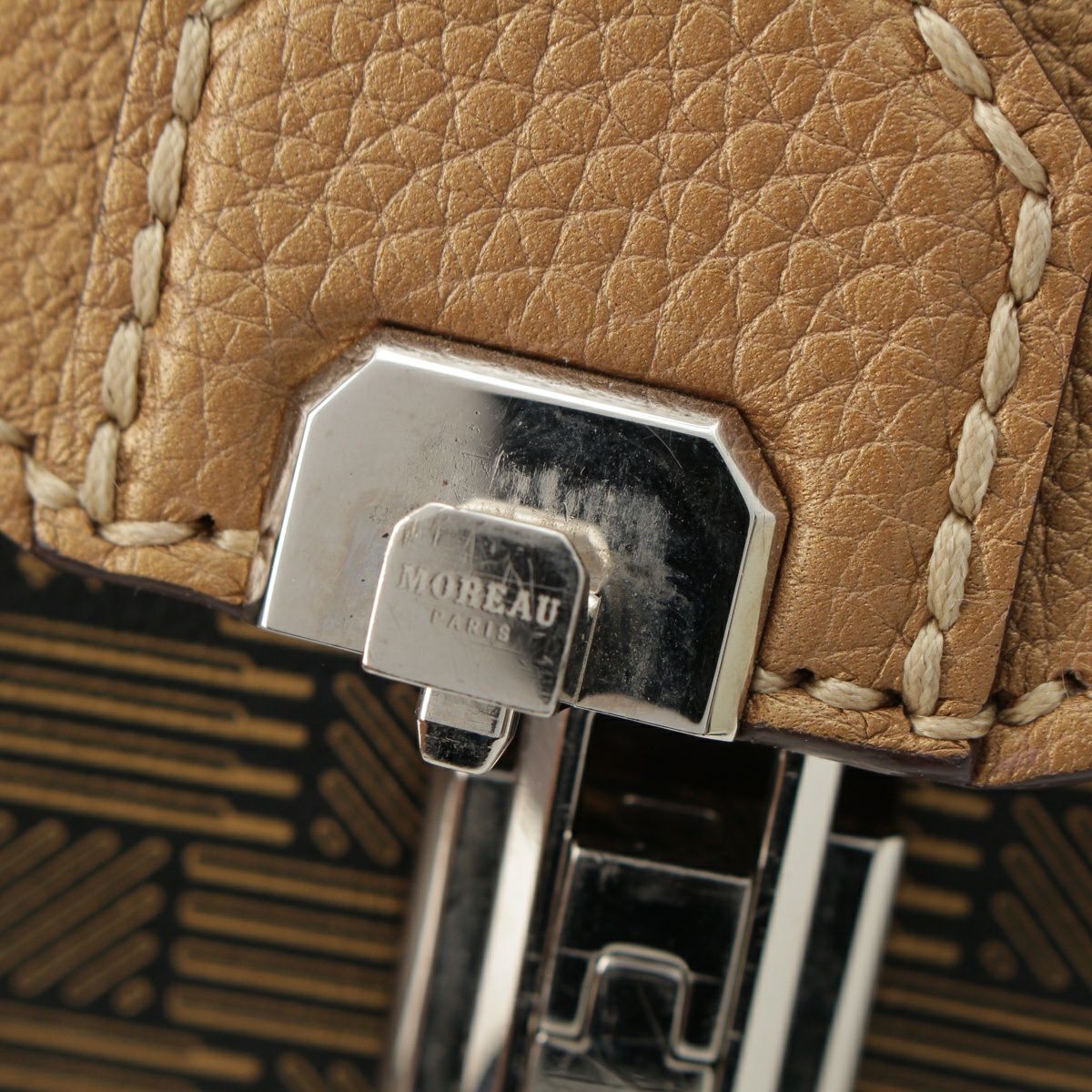 モローパリ MOREAU PARIS レザー ポシェット ショルダーバッグ