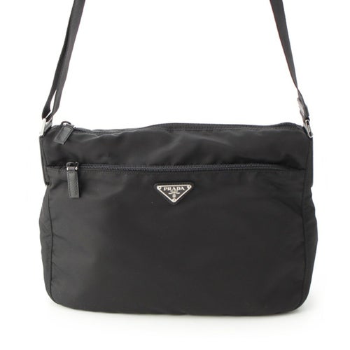 プラダ ナイロン トライアングルロゴ ショルダーバッグ 1BC421 ブラック