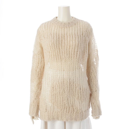 アクネストゥディオズ 24年 モヘアブレンド セーター プルオーバー ニット トップス FN-WN-KNIT000693 オフホワイト S