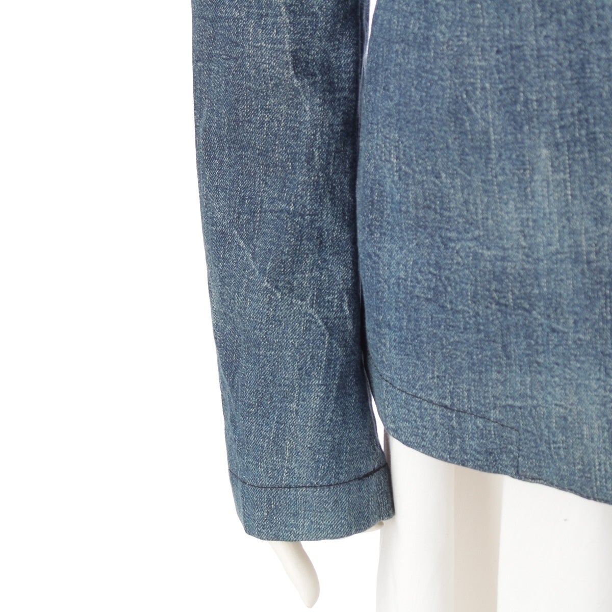 ヨウジヤマモト プールオム 21SS コットン 8OZ DENIM BELT JACKET