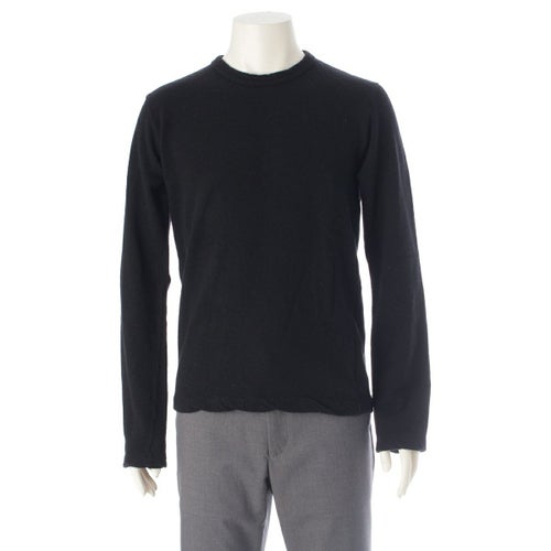 コムデギャルソンオムプリュス AD1990 90AW ウール 大人の不良 アーカイブ クルーネック トップス PT-040320 ブラック