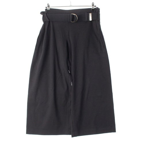 イッセイミヤケ コットン 筆タグ オーバーサイズ ワイド パンツ ブラック M