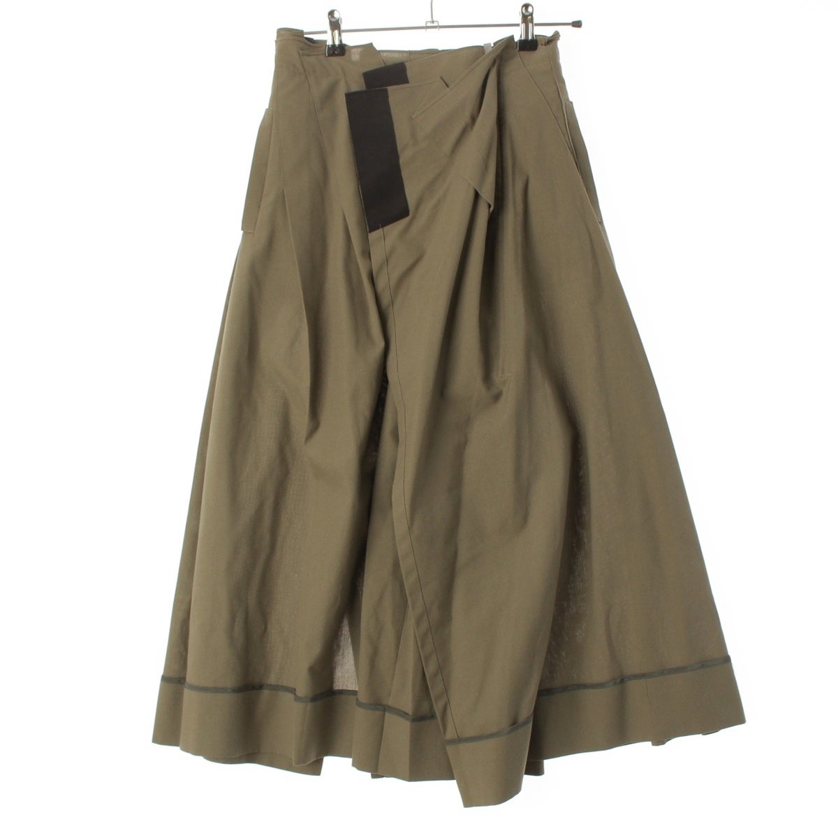 サカイ 21年 ZIP Suiting Skirt プリーツ ロング スカート 21-05651
