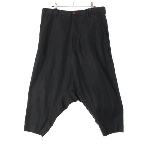 コムデギャルソンオムプリュス AD2018 19SS 製品染め サルエル パンツ ボトムス PC-P038 ブラック XS