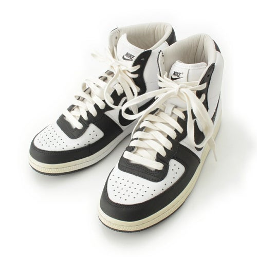 コムデギャルソンオムプリュス ナイキ NIKE 23SS ターミネーター HIGH SP レザー ハイカット スニーカー シューズ FD4159‐101 ブラック×ホワイト 26