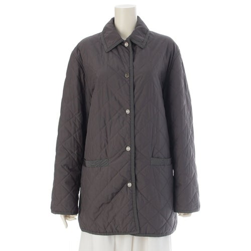 サルヴァトーレフェラガモ キルティング ライト コート アウター グレー M