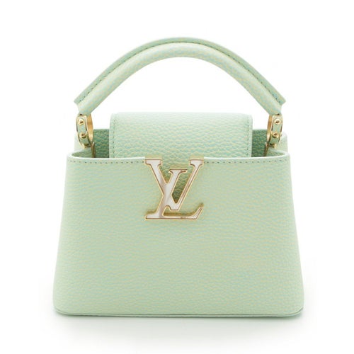 ルイヴィトン カプシーヌ MINI ミニ トリヨン 2WAY ショルダー ハンドバッグ M59850 ミント グリーン