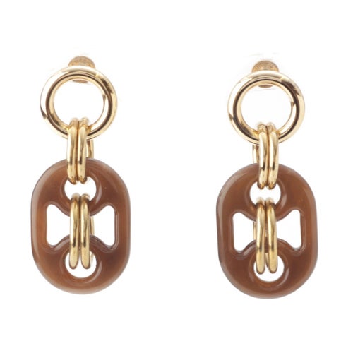 エルメス バッファローホーン GP ユリディス PM ピアス アクセサリー 
