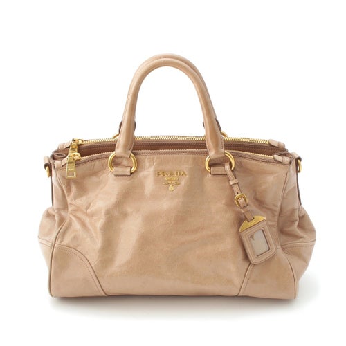 プラダ ヴィッテロシャイン 2WAY ショルダーバッグ BN2324 ベージュ