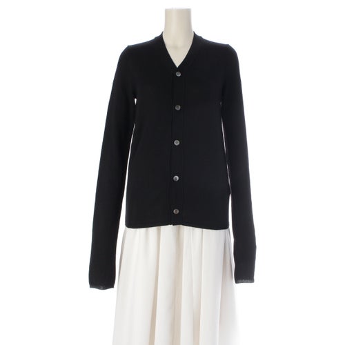 コムデギャルソン ウール ロングスリーブ カーディガン GN-N017 ブラック S