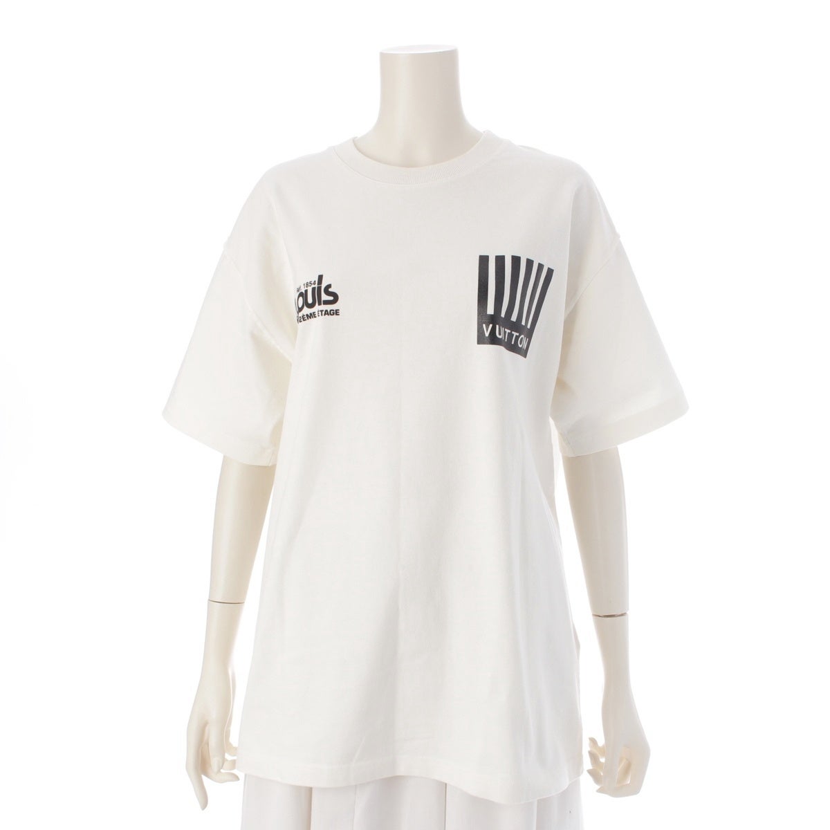 ルイヴィトン 19AW バックフラワー プリント 半袖Tシャツ カットソー